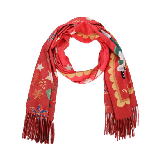 No.25 Mistletoe Lane Rectangular Scarf - Preorder arriving end of November