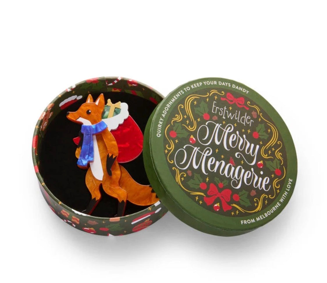 Freddy the Fox Brooch