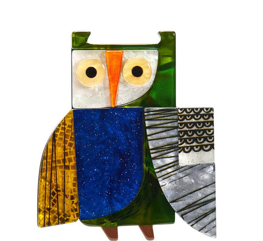 An Owl Named Hoot Brooch -  Clare Youngs Collection