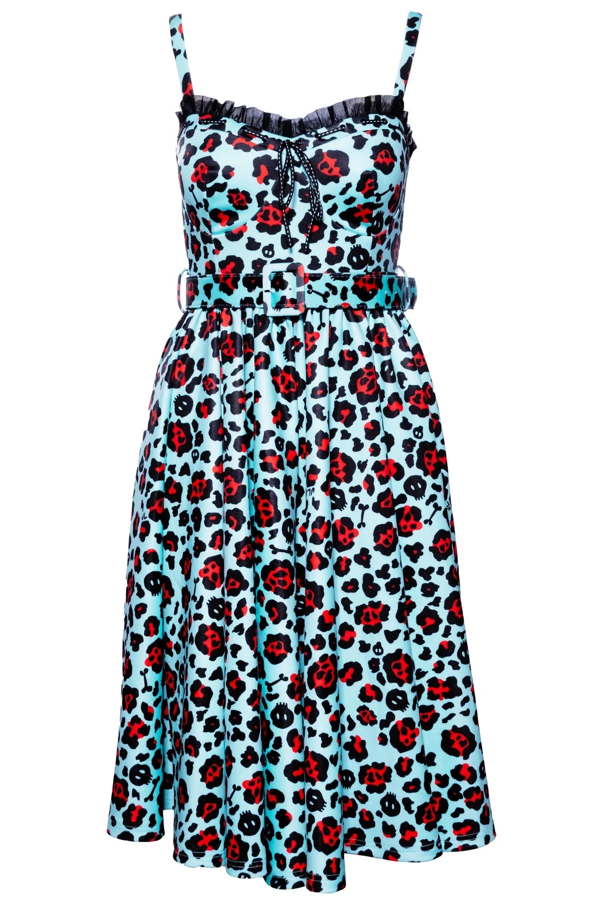 PRE-ORDER Love Bites Swing Dress - Leopard Print