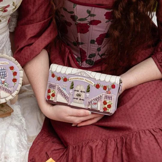 Shakespeare's Theatre - Much Ado About Nothing Large Ziparound Wallet