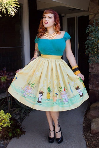 TIKI DRINK SKIRT