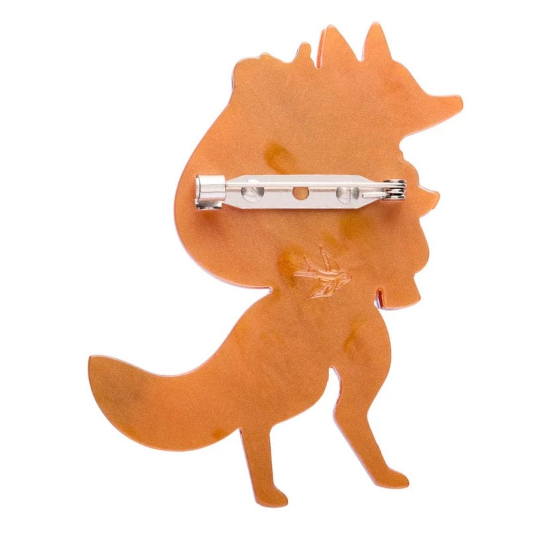 Freddy the Fox Brooch