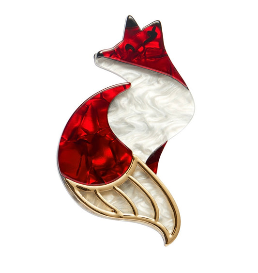 La Formidable Fauve Brooch Spend over $120.00 on Erstwilder  and receive this adorable Brooch, Only 3 to give away.