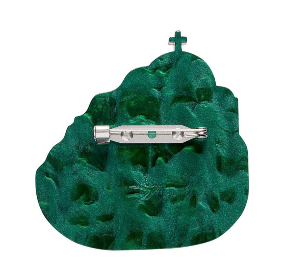 Santorini Sunsets Brooch