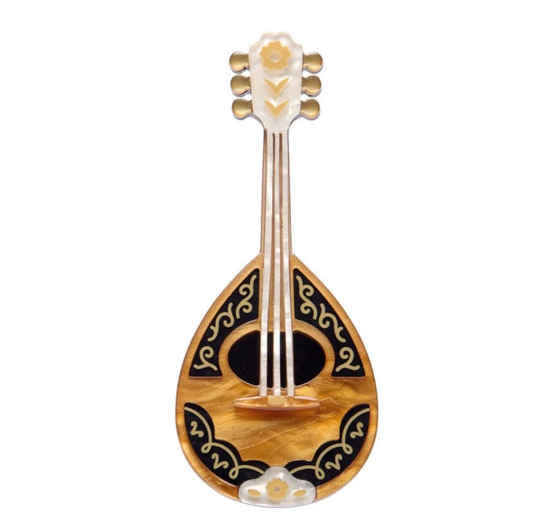 Play Bouzouki Brooch