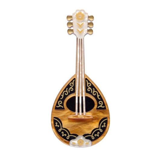 Play Bouzouki Brooch