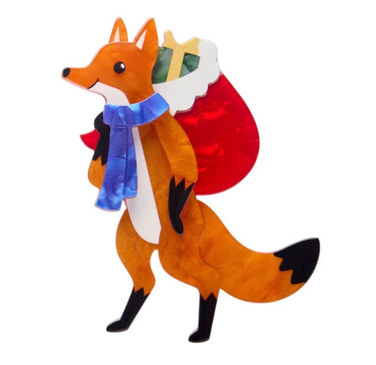 Freddy the Fox Brooch