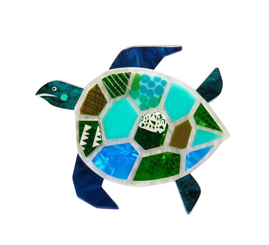 A Turtle Named Groan Brooch-Clare Youngs Collection