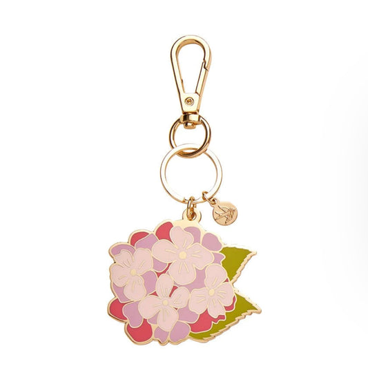 Heartfelt Hydrangea Key Ring