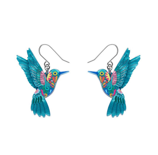 Frida's Hummingbird Drop Earrings