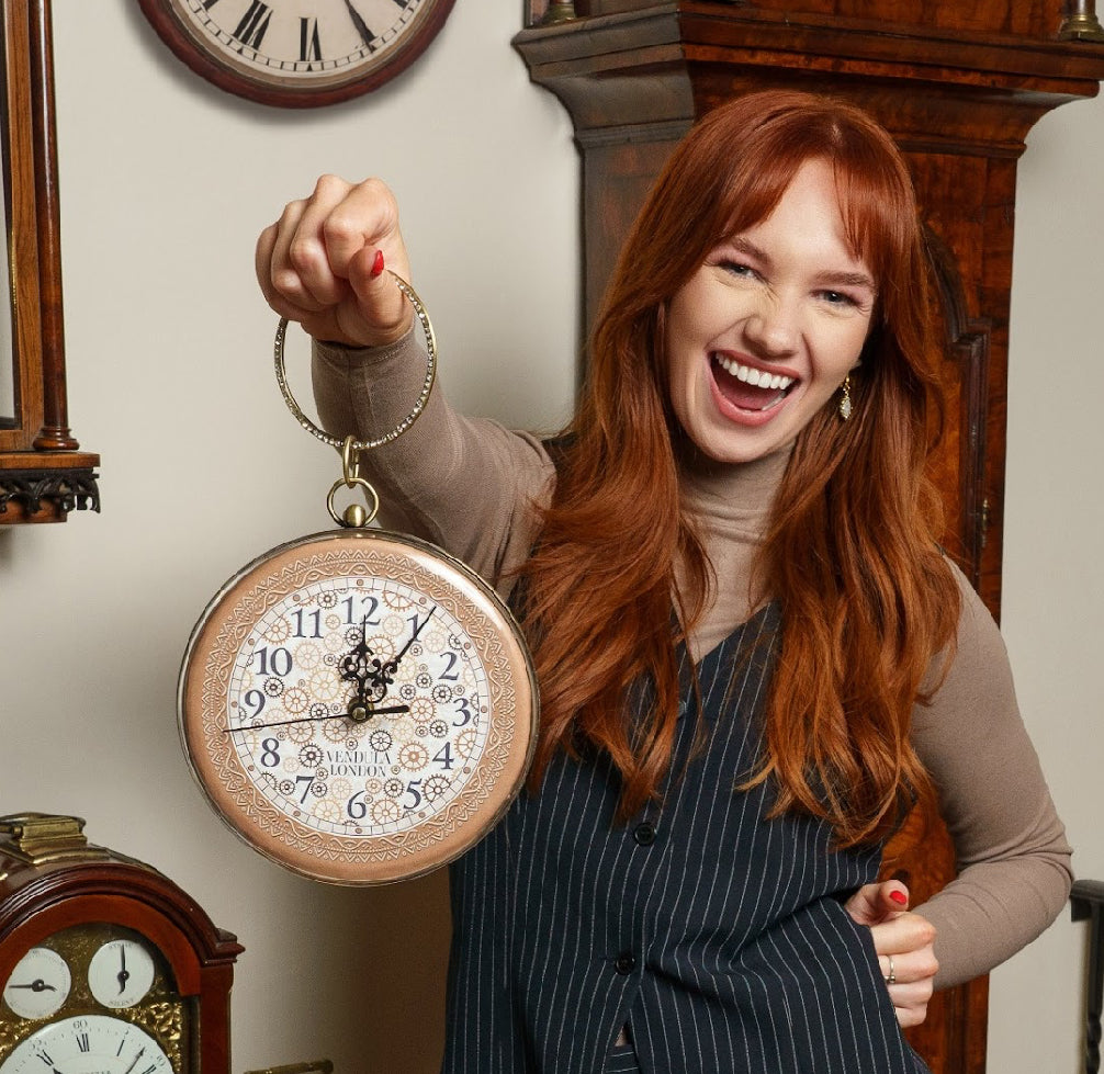 Tick Tock Clock Shop Pocket Watch Bag