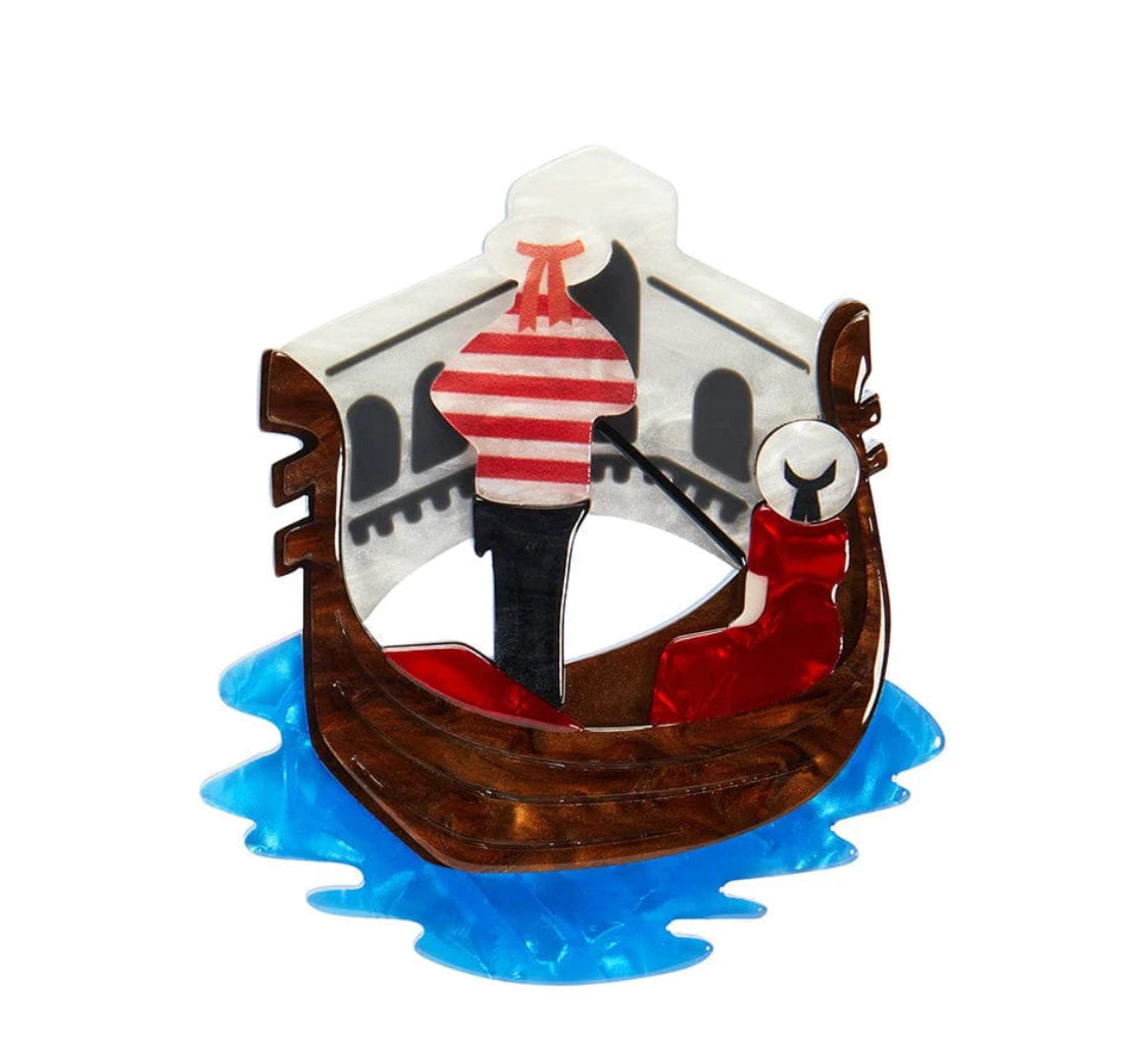 Canals of Venice Brooch