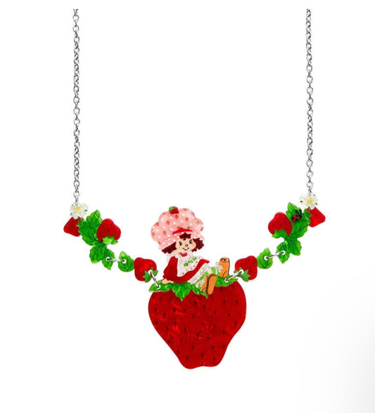 Sitting on a Strawberry Necklace