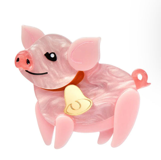That'll Do Pig Brooch