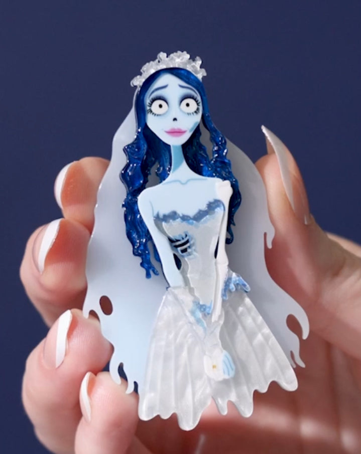 Emily the Corpse Bride Brooch