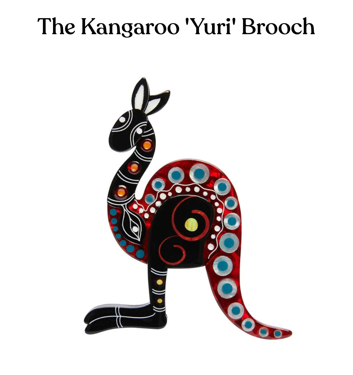 The Kangaroo 'Yuri' Brooch