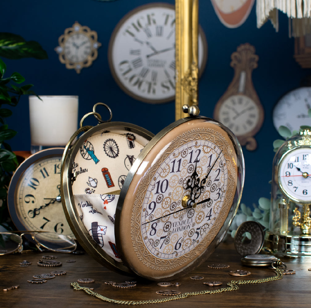 Tick Tock Clock Shop Pocket Watch Bag