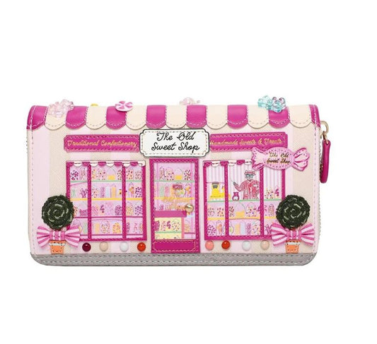 The Old Sweet Shop Large Ziparound Wallet-Preorder
