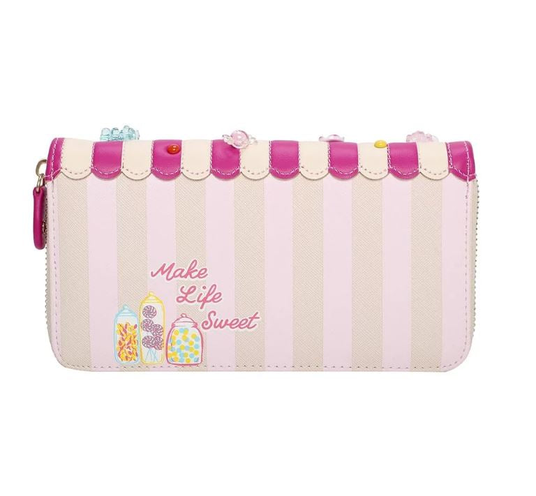 The Old Sweet Shop Large Ziparound Wallet