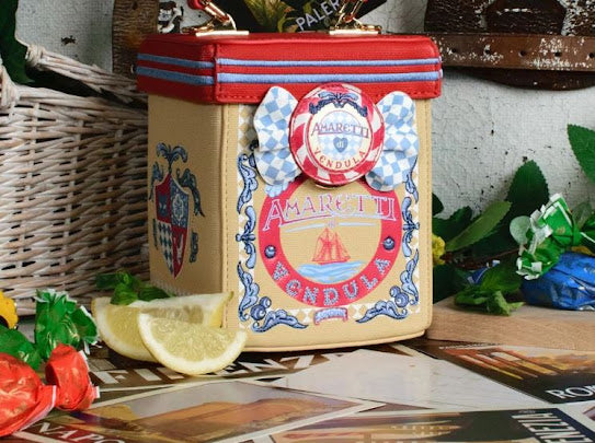 Viva Italia Amaretti Biscuit Box Bag