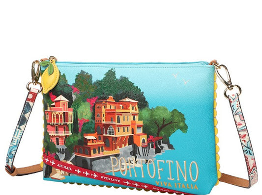 Viva Italia Postcard Pouch Bag