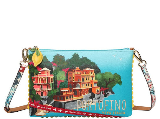 Viva Italia Postcard Pouch Bag