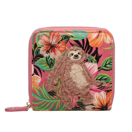 Animal Park - Sloane Sloth Square Wallet – Bee Bop Boutique