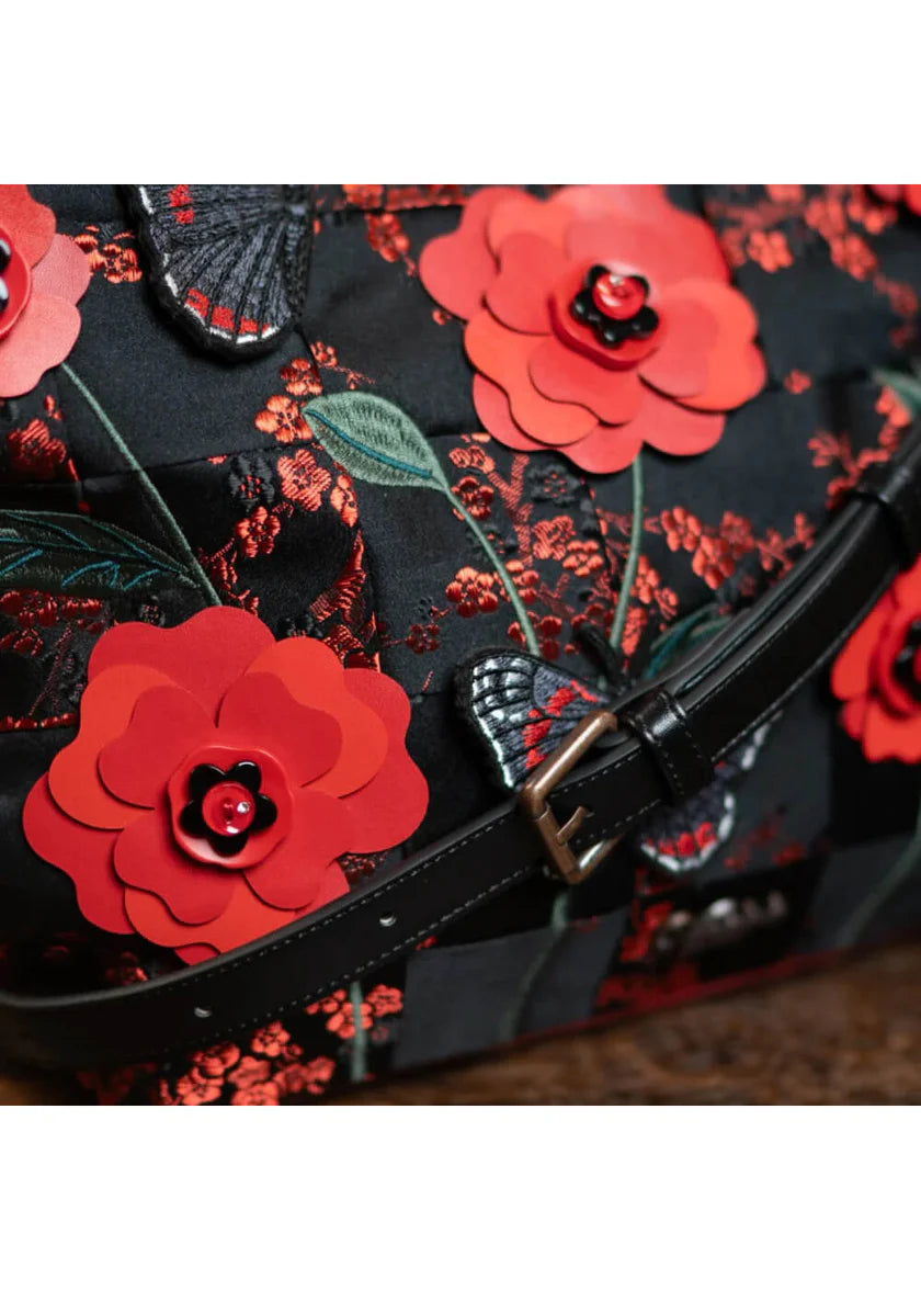 Butterfly Garden Mini Lea Bag