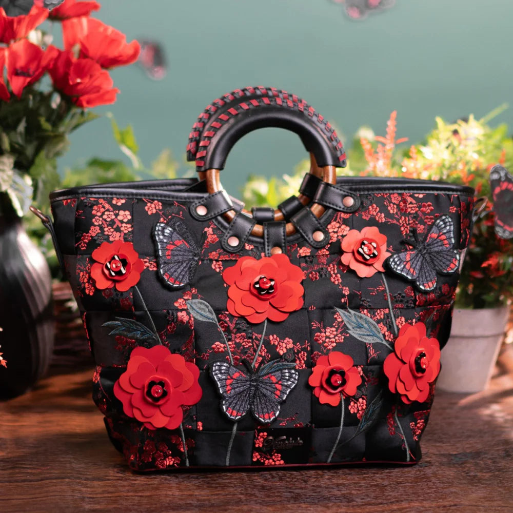 Butterfly Garden Large Ari Bag