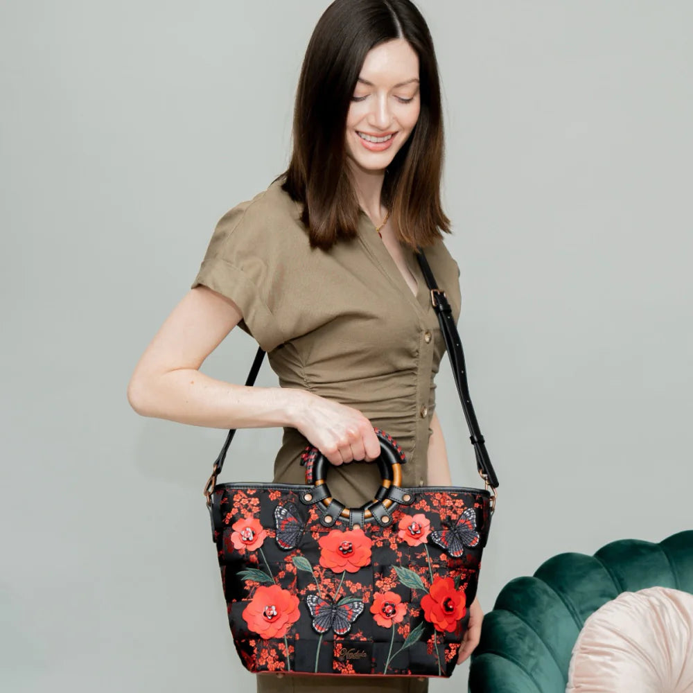 Butterfly Garden Large Ari Bag