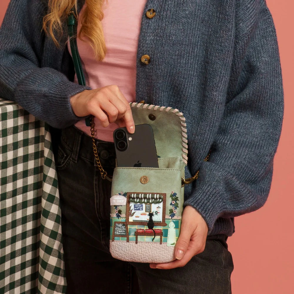 Vendula Pie Shop Phone Pouch Bag