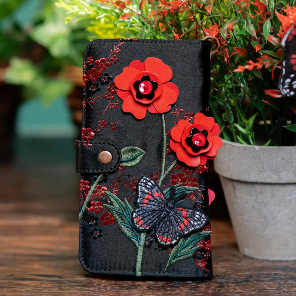 Butterfly Garden Universal Flip Phone