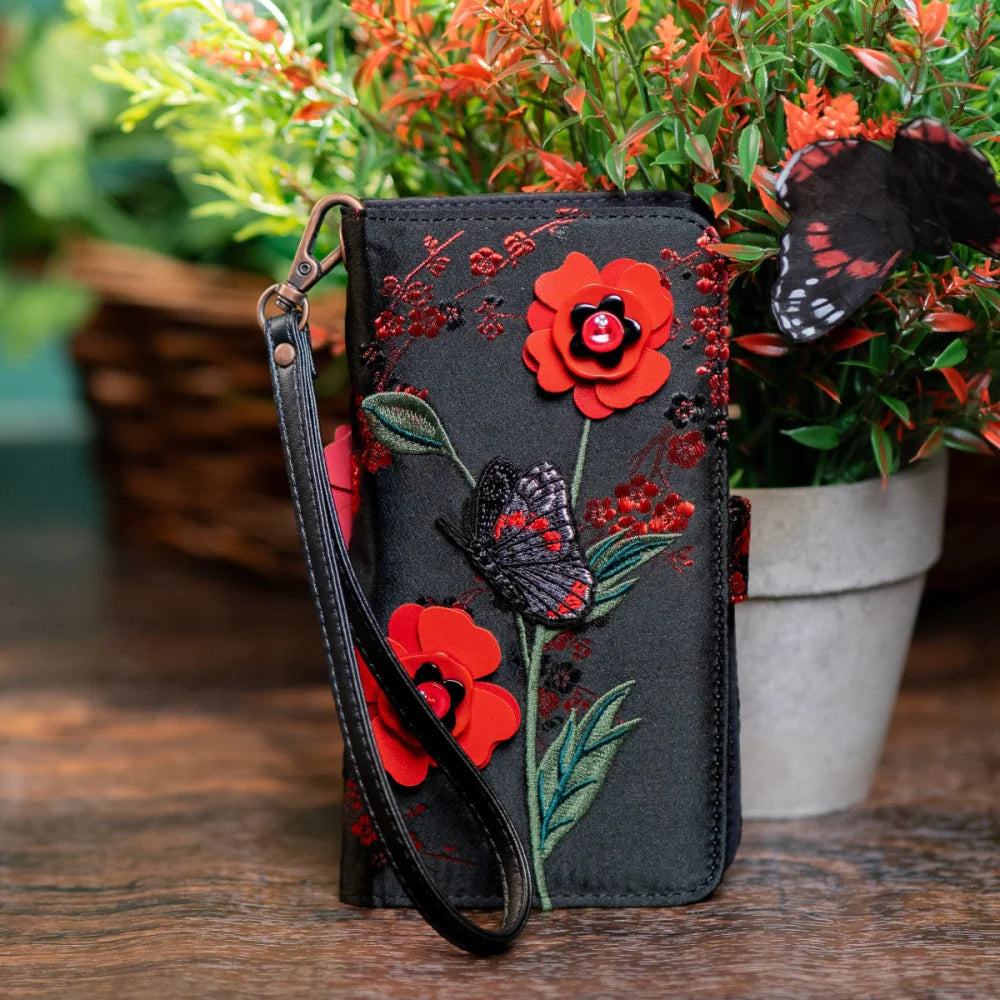 Butterfly Garden Universal Flip Phone