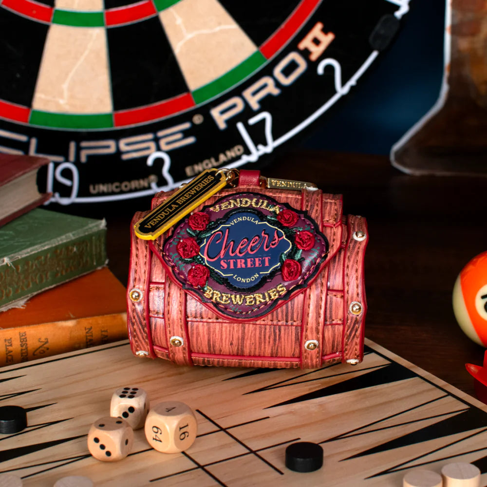 Cheers Street Barrel Coin Purse