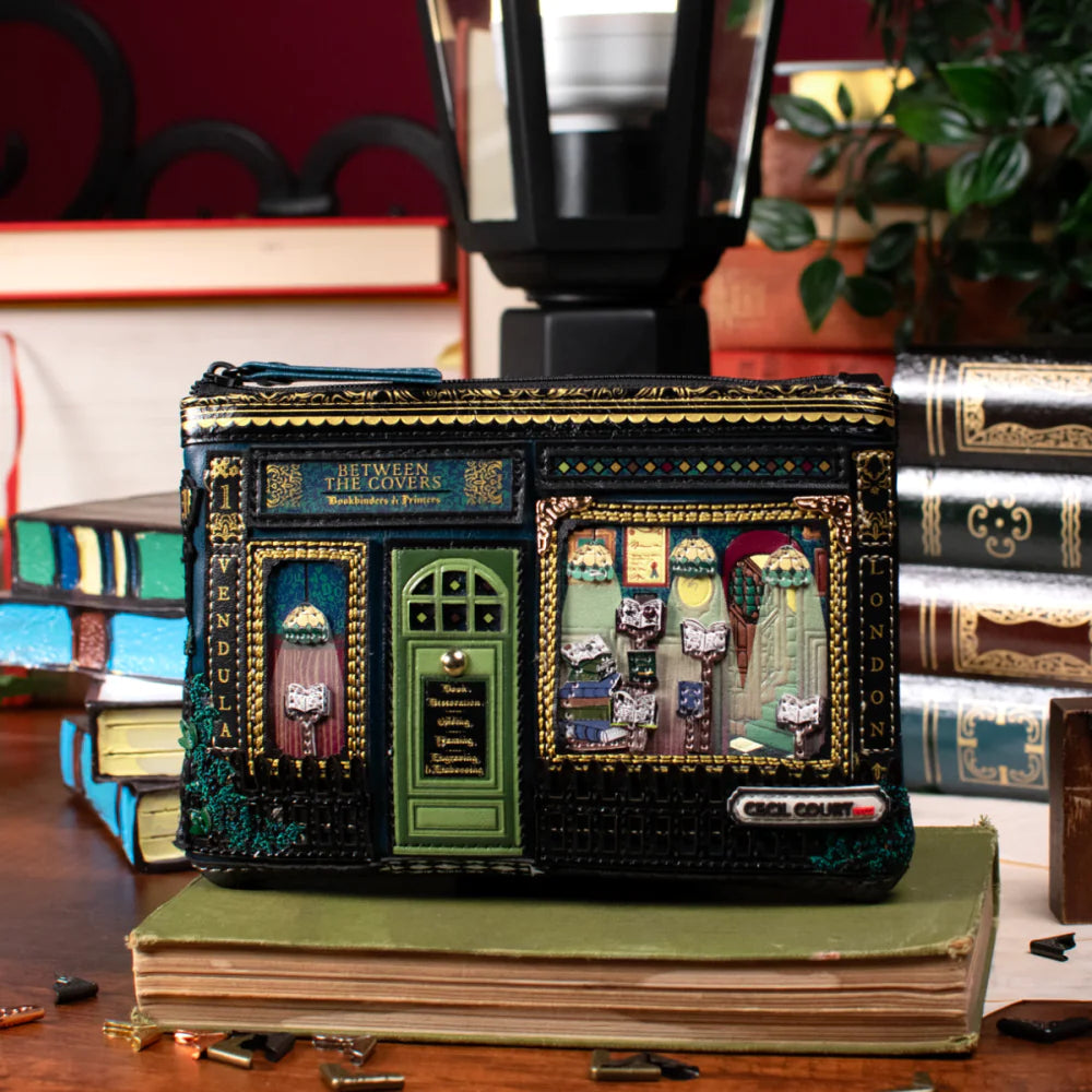 Between the covers Bookbinders Zipper Coin Purse
