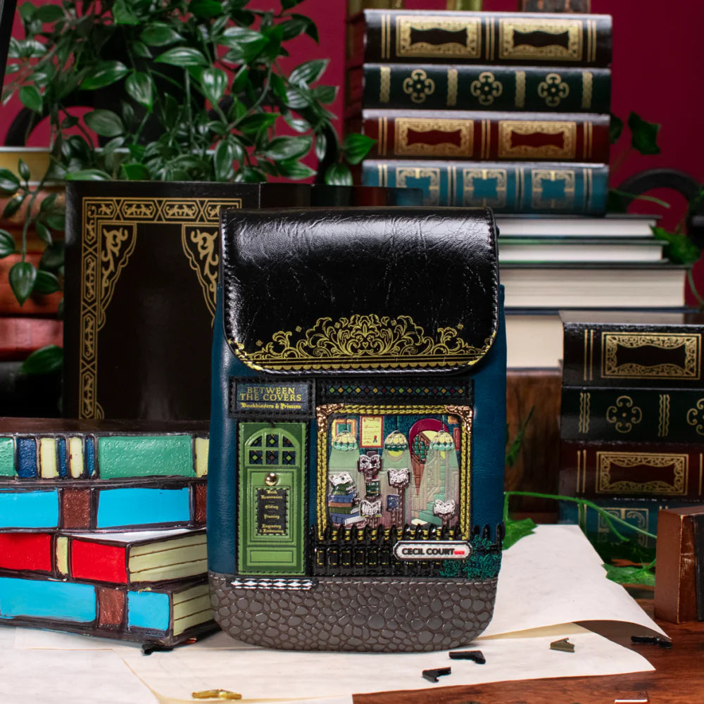 Between The Covers Bookbinders Phone Pouch Bag