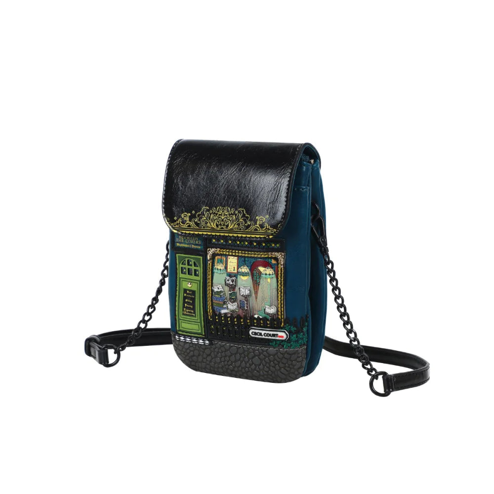 Between The Covers Bookbinders Phone Pouch Bag