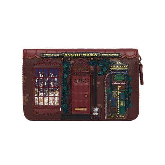 Mystic Wicks Candle and Wandmakers Medium Ziparound Wallet