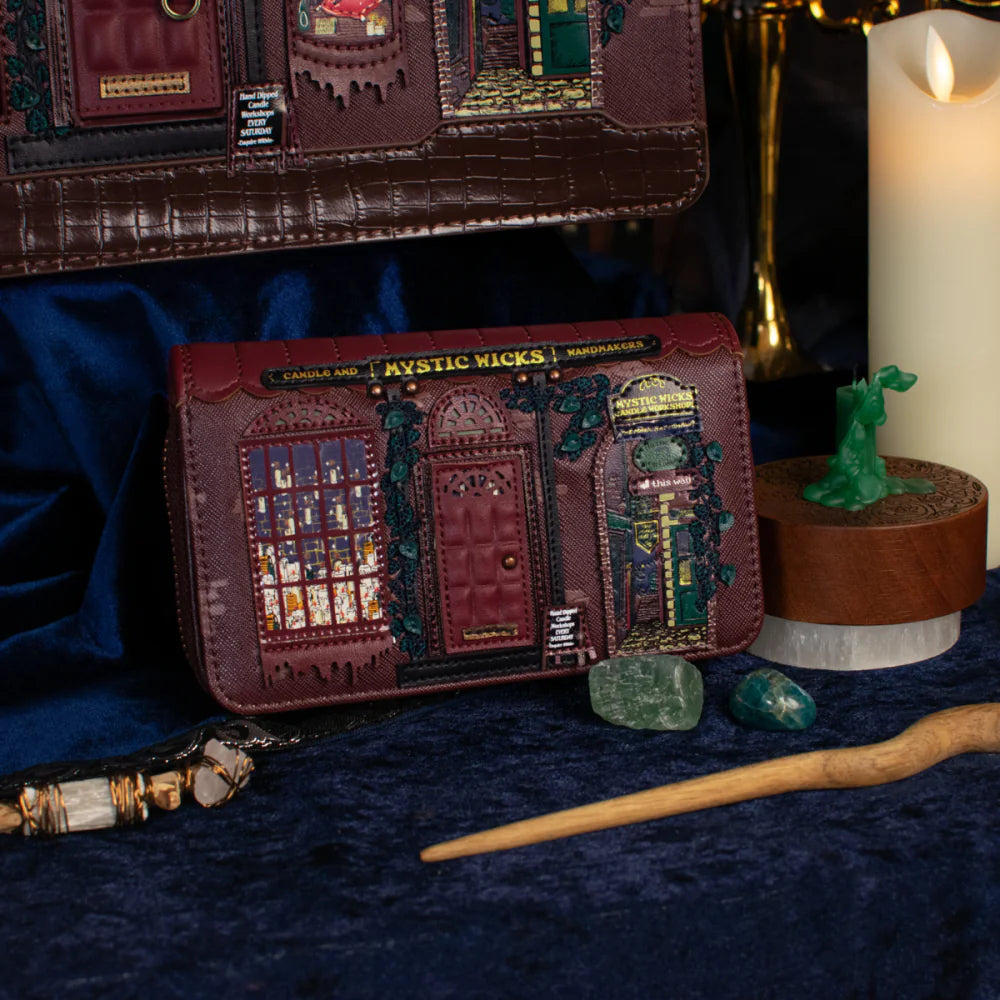 Mystic Wicks Candle and Wandmakers Medium Ziparound Wallet