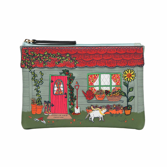 Vendula Autumn Potting Shed Zipper Key Coin Purse