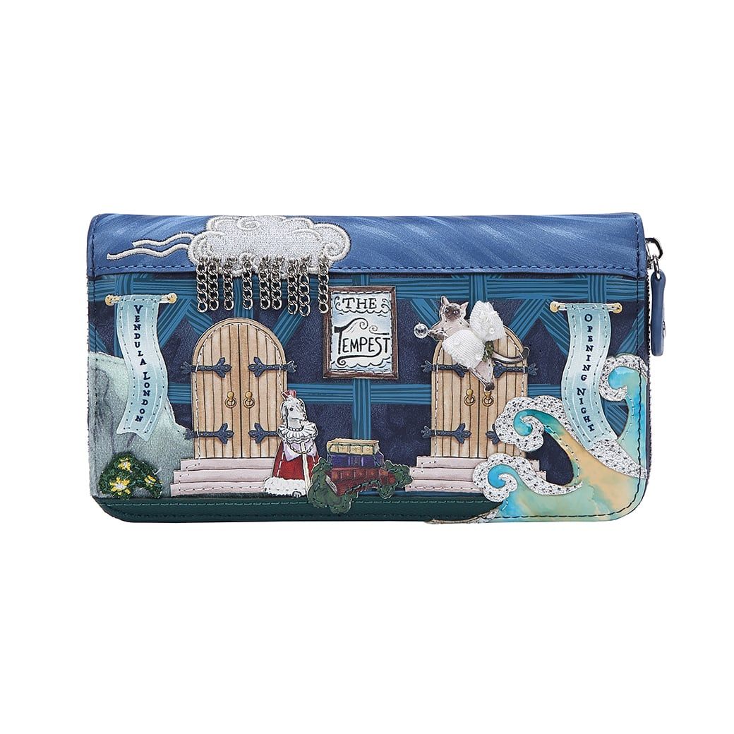 Shakespeares Theatre - The Tempest Large Ziparound Wallet