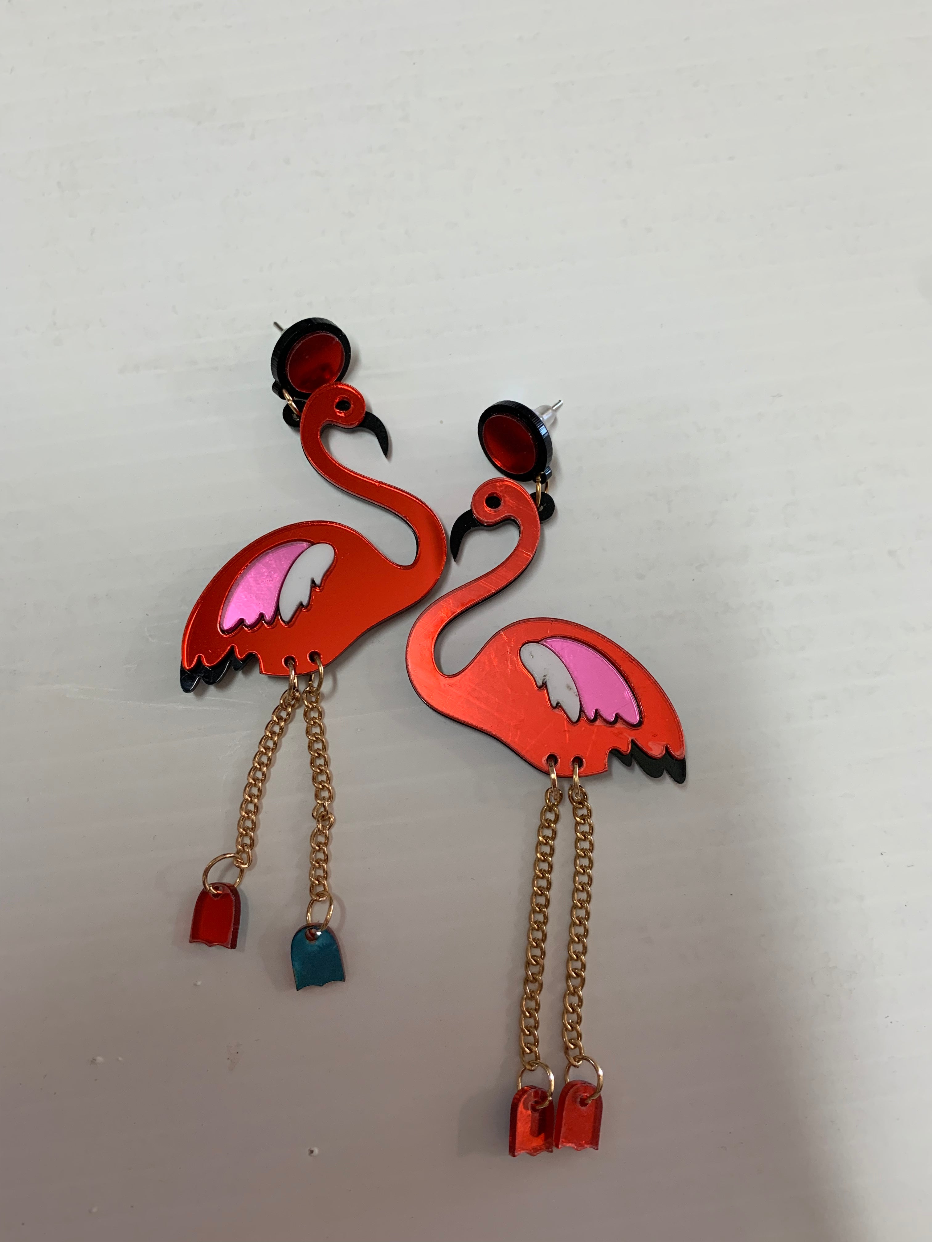 Flamingo Earrings