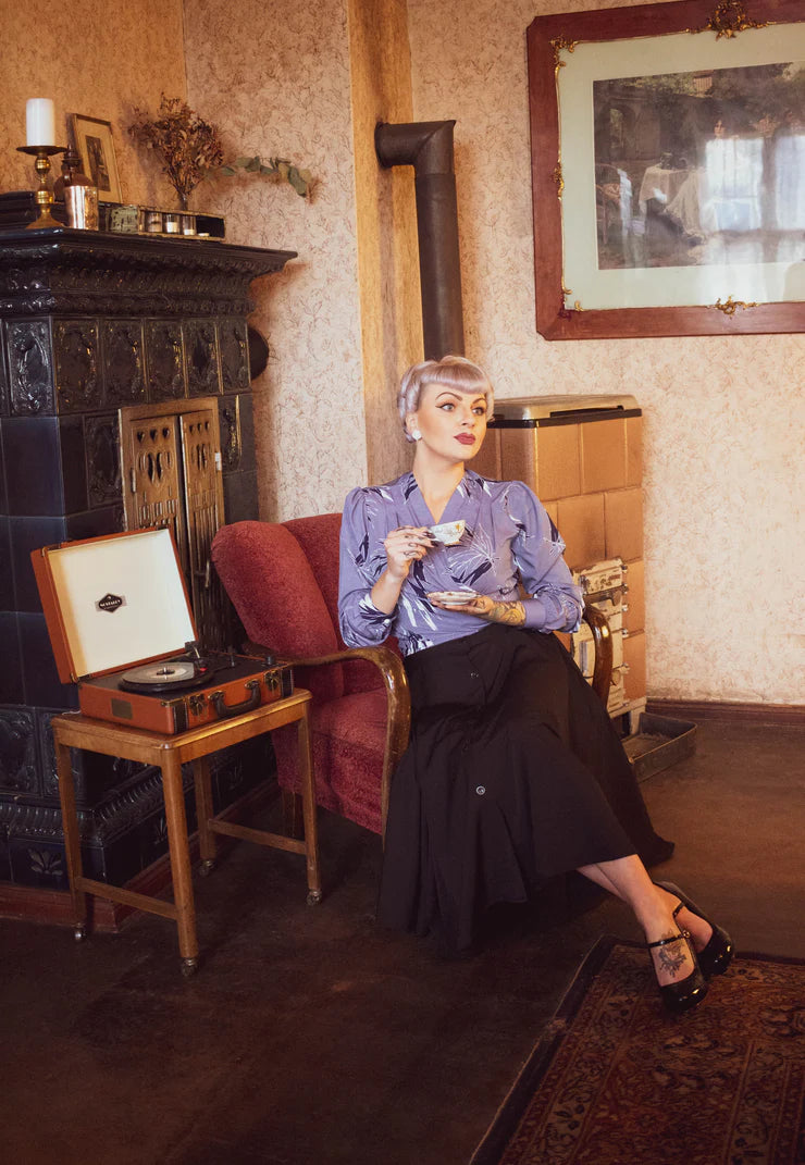 Button sales circle skirt