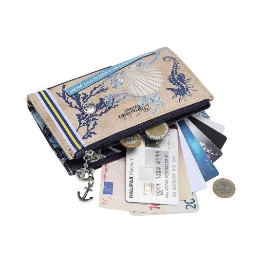 English Coast Scrapbook Soft Foldover Wallet