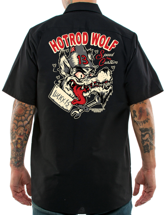 The Hot Rod Wolf Work Shirt